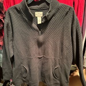 Black quarter zip long sleeve